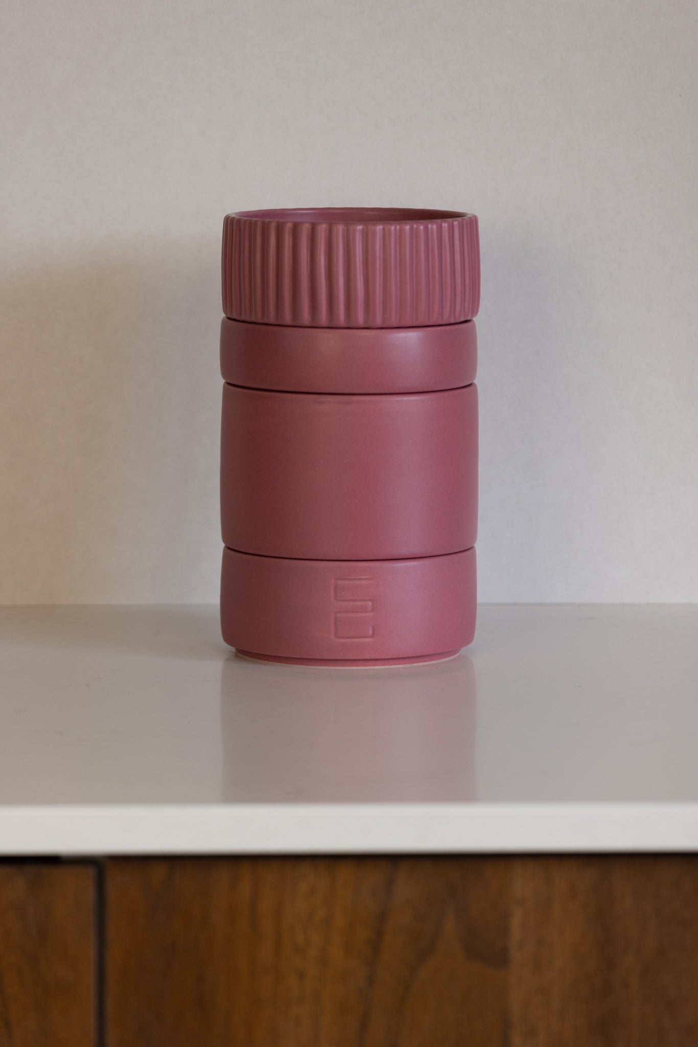 Ring Medium Stripe Pink