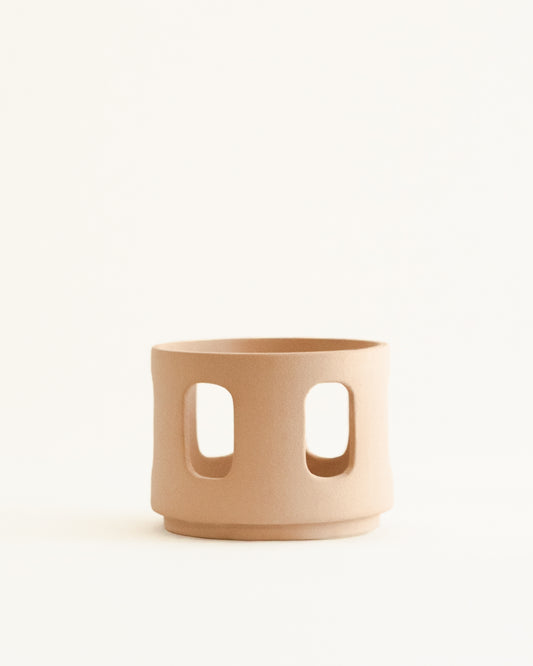 Ring Tall Beige Openwork